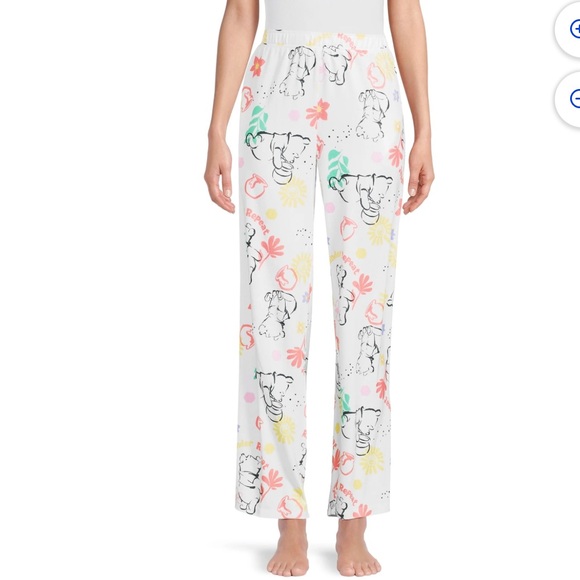 Disney Winnie the Pooh PJ Multi All-Over Print Sleep Pajama Pants size 2X NWT - Picture 1 of 9
